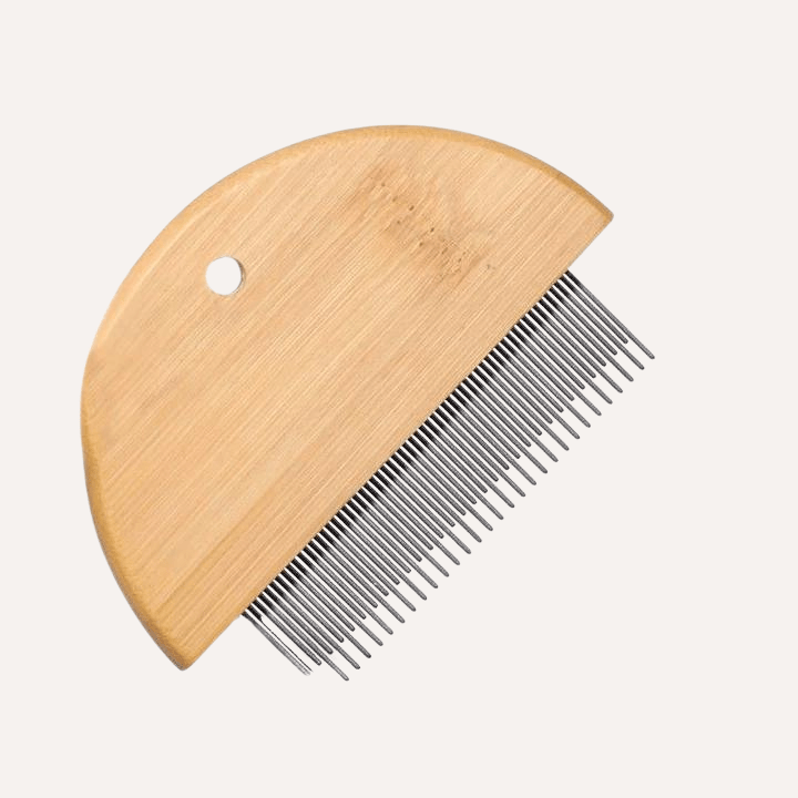 Tilley + Me Bamboo Flea Detangler – Set of 2 | Gentle & Eco-Friendly for Dogs & Cats